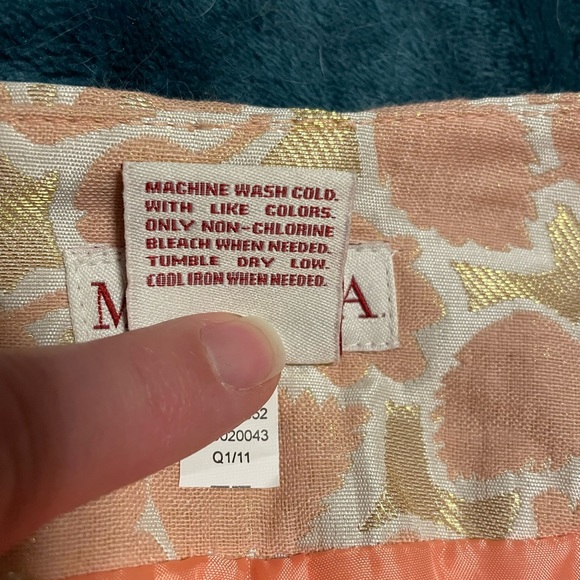 Merona pink and gold floral pencil skirt - Picture 9 of 11